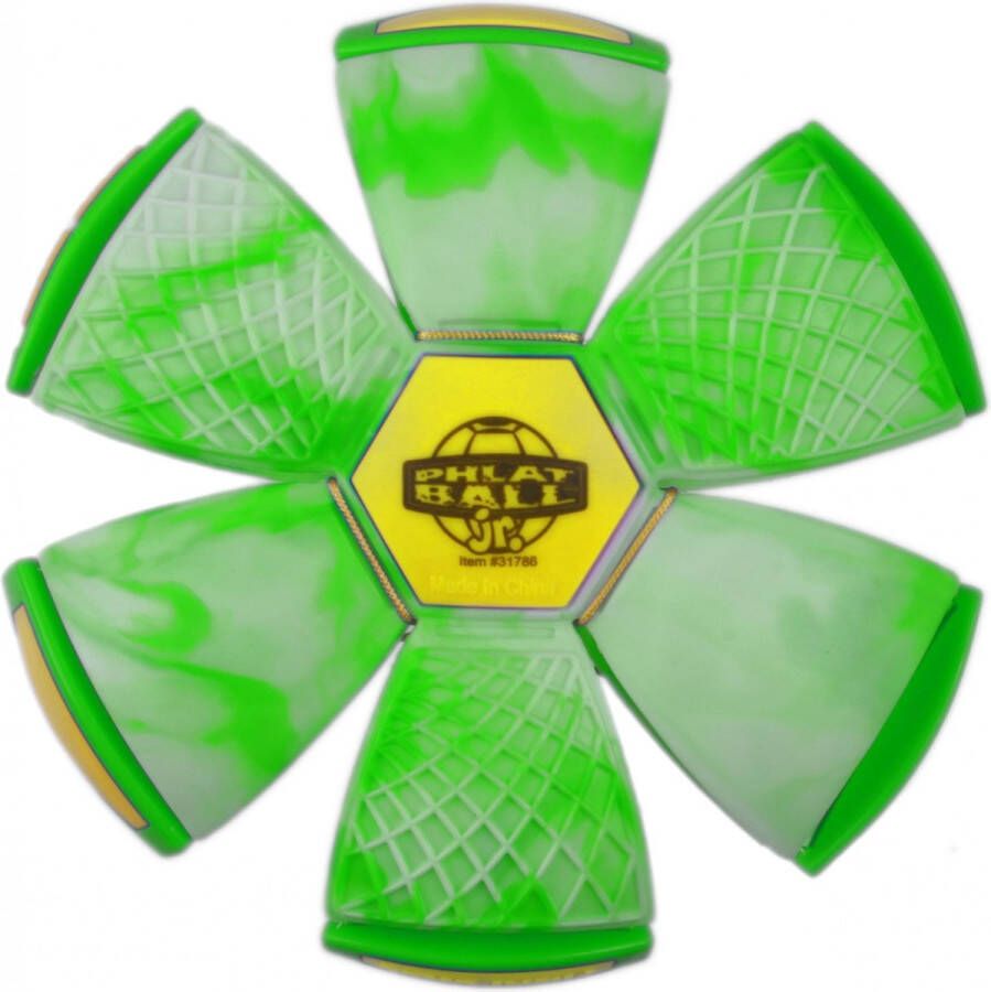 Speelgoedtrading Wahu Phlat Ball Swirl groen 22 cm
