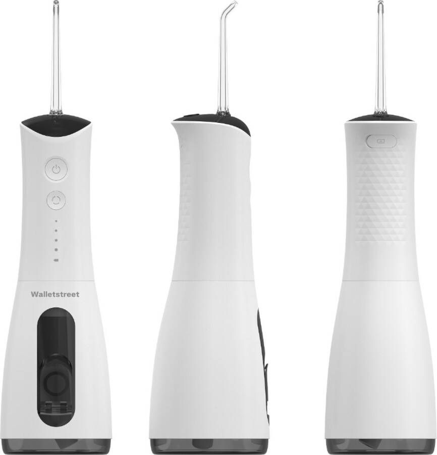Walletstreet IPX7 Portable Waterflosser Cordless White Teeth cleaner Mond douche- Orale Irrigator-Tanden reinigen