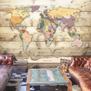Walliex Zelfklevend fotobehang The World at Your Fingertips
