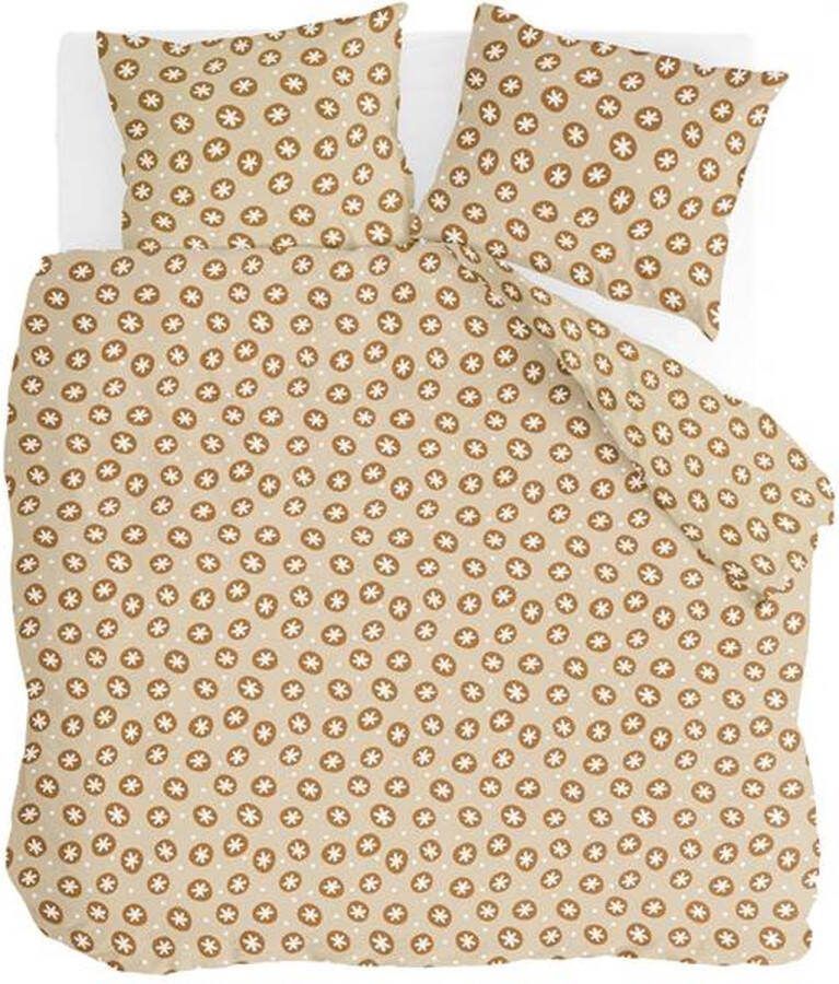 Walra Bubble Stars Dekbedovertrek Tweepersoons 200x200 220 cm Beige