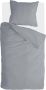 Walra Vintage Cotton dekbedovertrek 1-persoons (140x200 220 cm + 1 sloop) Katoen Elephant Grey - Thumbnail 1