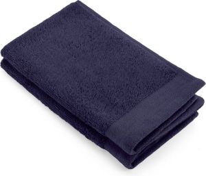 Walra Gastendoek Soft Cotton 2x 30x50 100% Katoen Navy