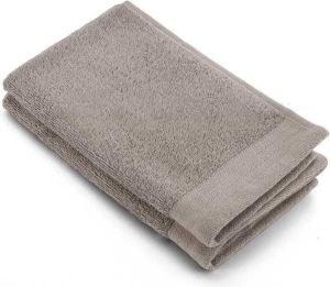 Walra Gastendoekje 30 x 50 cm 500 gr m² Taupe Soft Cotton 2 stuks