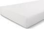Walra Hoeslaken Jersey Stretch 160x200 210 100% Katoen Wit - Thumbnail 1