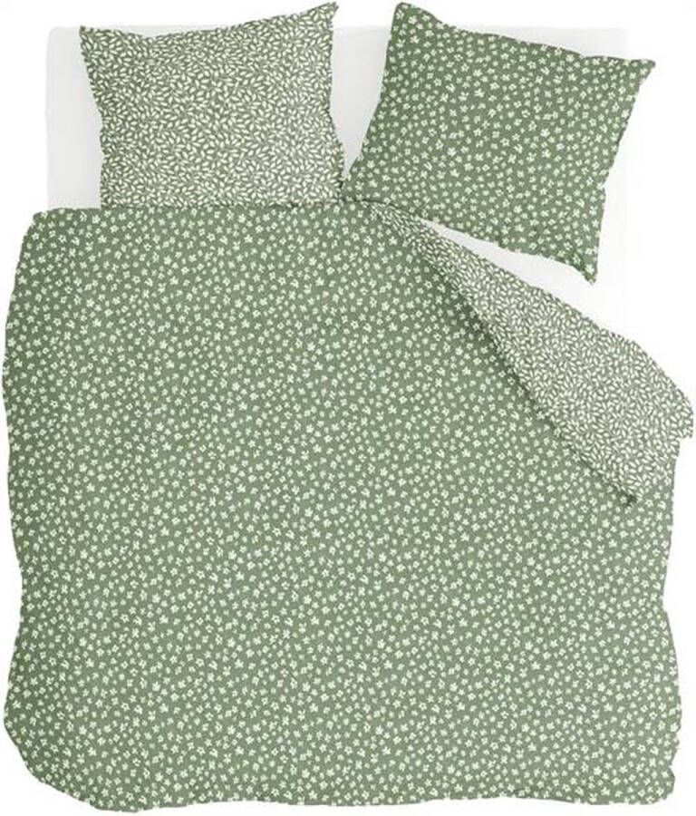 Walra Petites Fleurs Dekbedovertrek Lits-jumeaux 240x200 220 cm Groen
