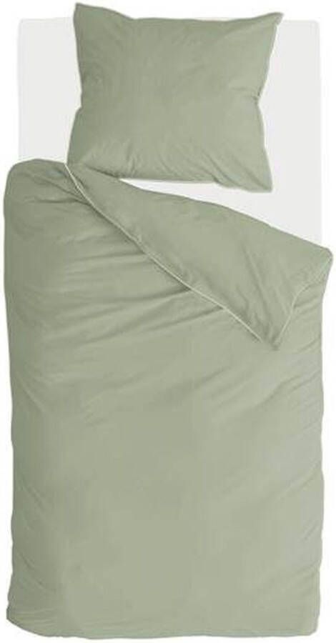 Walra Sweet Softly Dekbedovertrek Eenpersoons 140x200 220 cm Groen