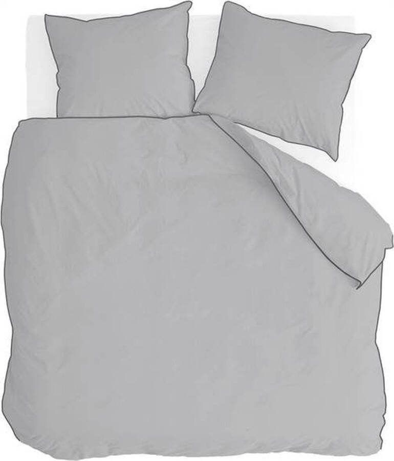 Walra Sweet Softly Dekbedovertrek Tweepersoons 200x200 220 cm Grijs