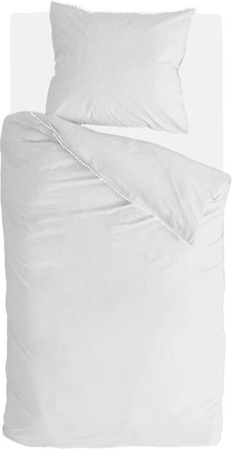Walra Dekbedovertrek Pretty Pom 140x220 100% Katoen (BCI) Naturel
