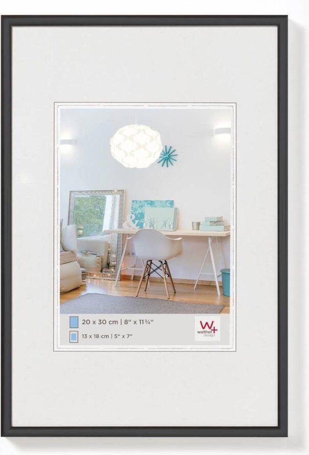 Walter design Walther New Lifestyle Fotolijst Fotoformaat 18x24 cm Zwart
