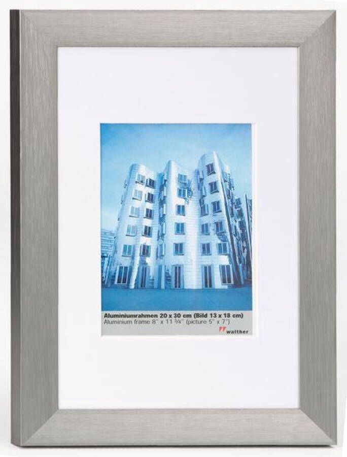 Walther Aluline Fotolijst Fotoformaat 20 X 30 cm Staal