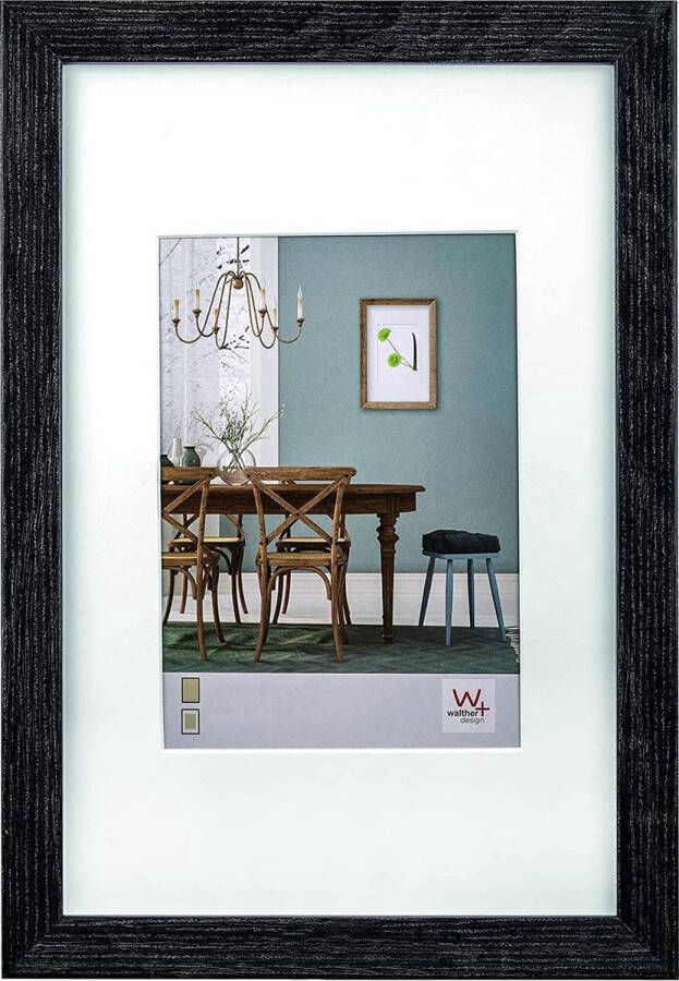 Walther Design Fiorito Houten Fotolijst 15x20 cm Donker Grijs