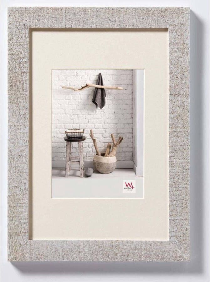 Walther Design Home Hout Fotolijst 20x20 cm Lichtgrijs