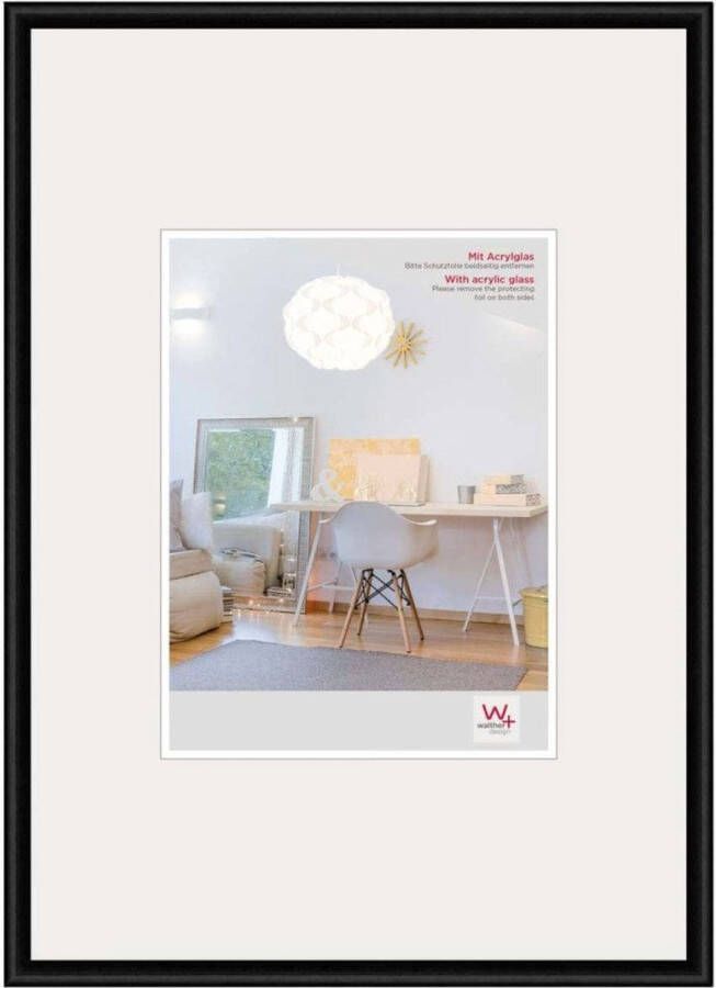Your Decoration Fotolijst 29 7x42cm A3 Zwart Acrylglas Kunststof New Lifestyle