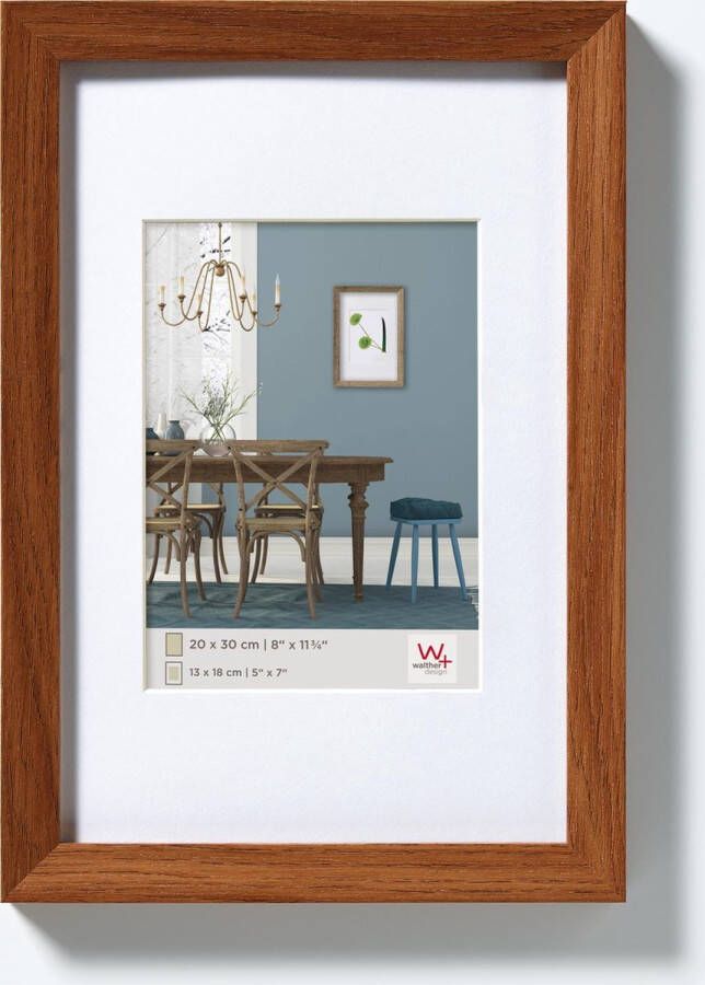 Walther Fiorito Fotolijst Fotoformaat 60x80 cm donker eiken