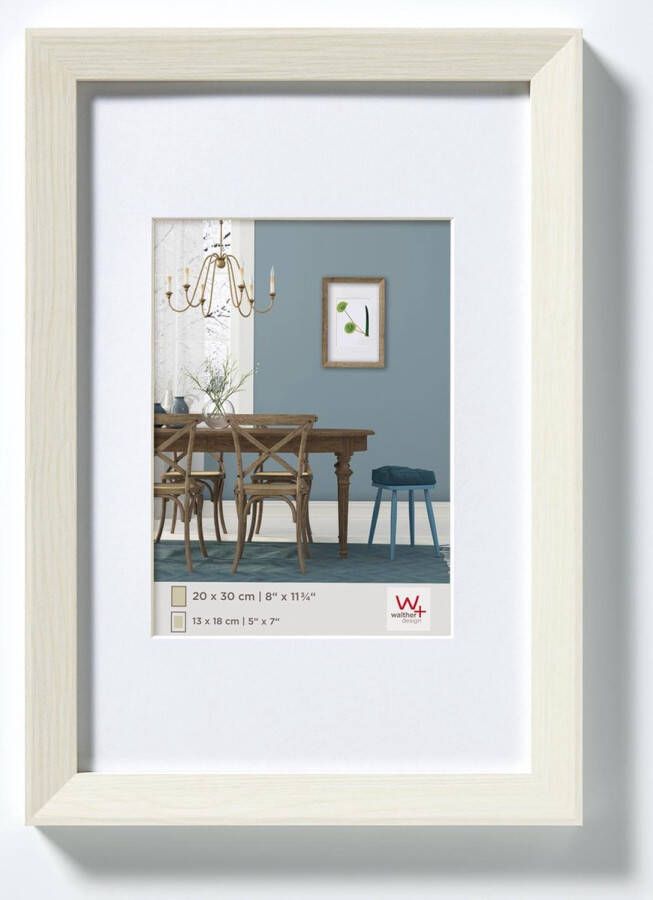 Walther Design Fiorito Houten Fotolijst 13x18 cm Wit