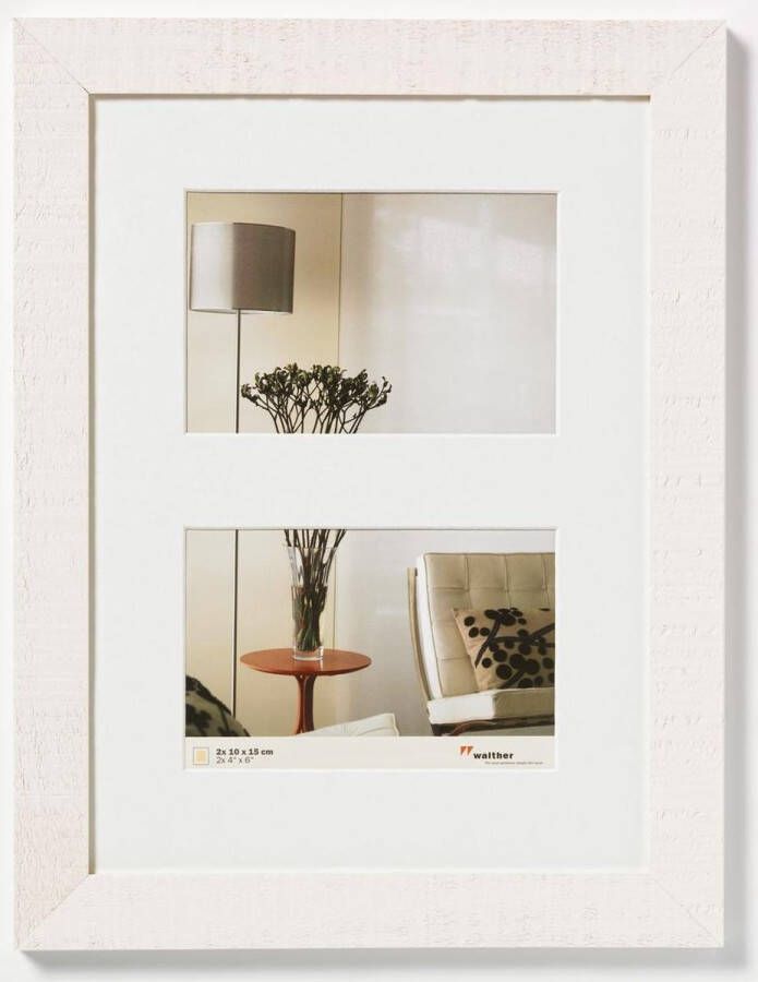 Your Decoration Fotolijst Tweeluik Fotomaat 18x13cm Polar Wit Hout Home