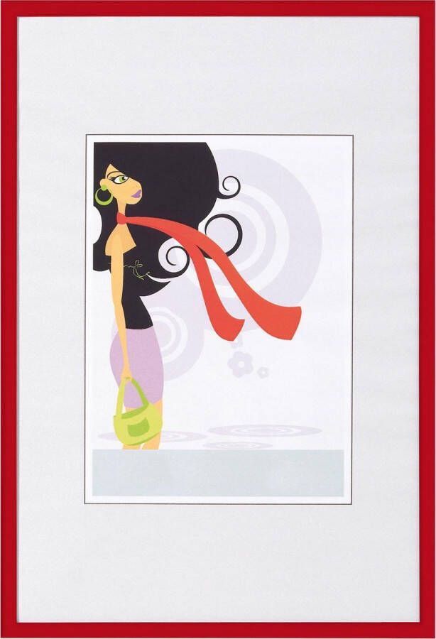Walter design Walther New Lifestyle Fotolijst Fotoformaat 30x40 cm Rood