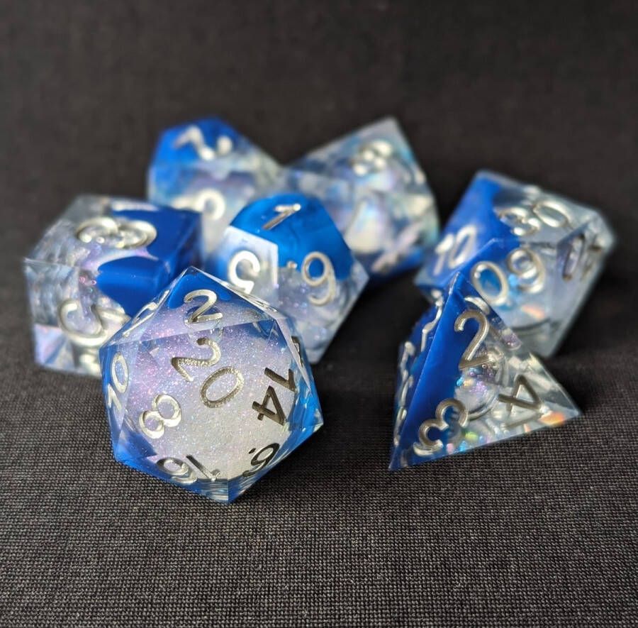Wancelot Calligrapher's Decision DnD Dice Dungeons & Dragons Dice Set