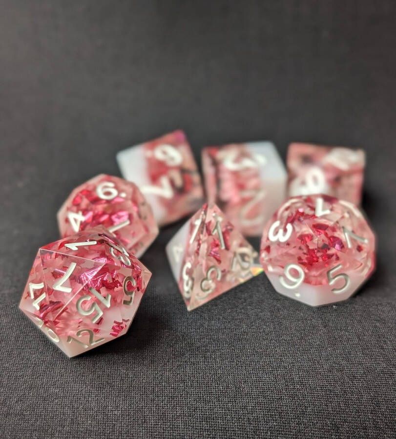 Wancelot Flower Power DnD Dice DnD Dice Dungeons & Dragons Dice Set