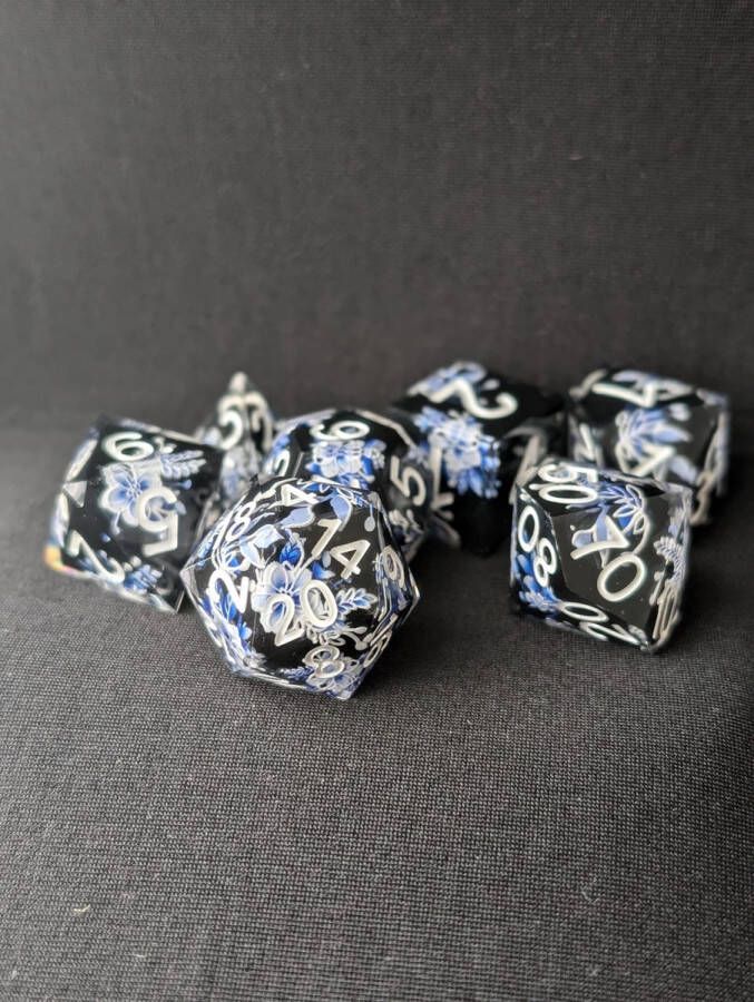 Wancelot Nightshade Blossom DnD Dice Dungeons & Dragons Dice Set