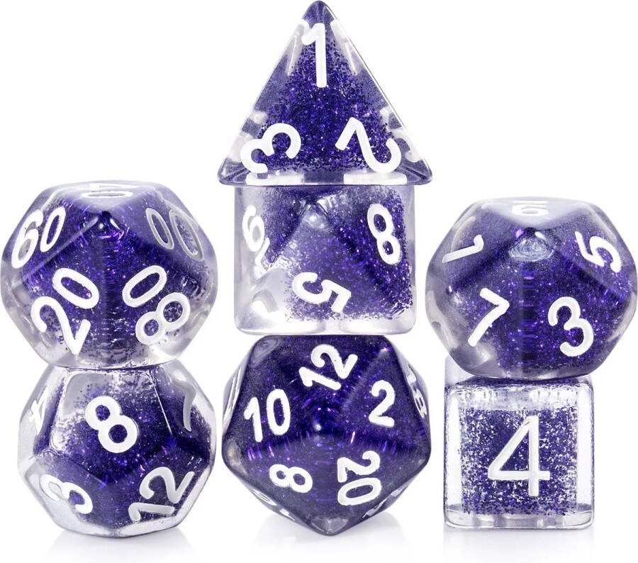 Wancelot Royal Purple DnD Dice Dungeons & Dragons Dice Set