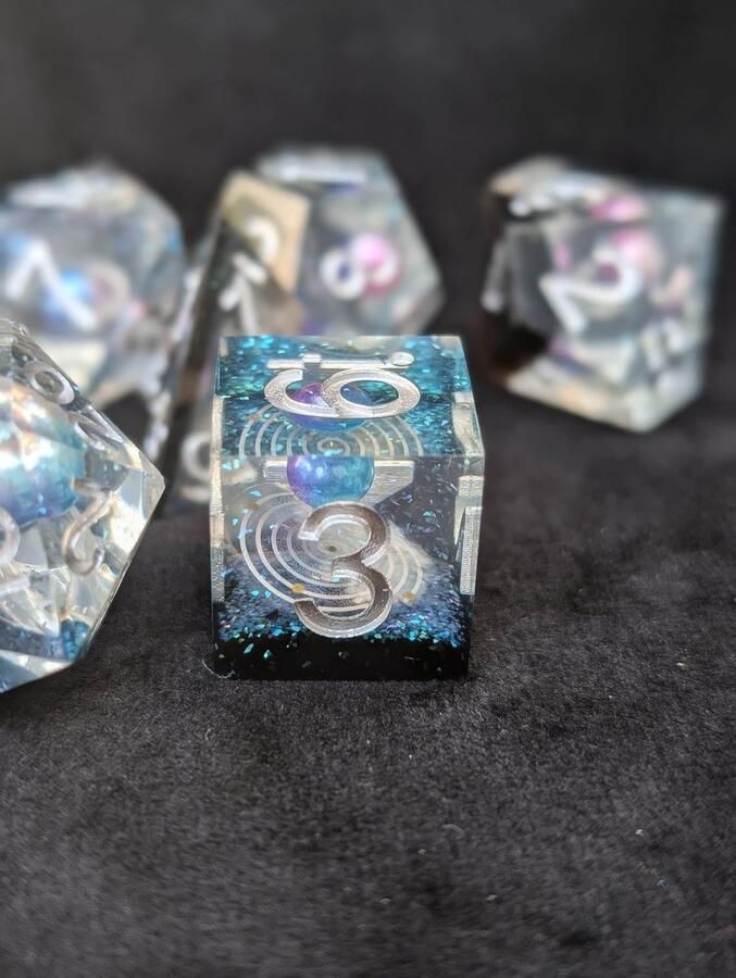 Wancelot Cosmic Echo DnD Dice Dungeons & Dragons Dice Set