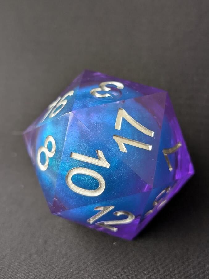 Wancelot Marine Dream D20 55mm DnD Dice Dungeons & Dragons Dice Set