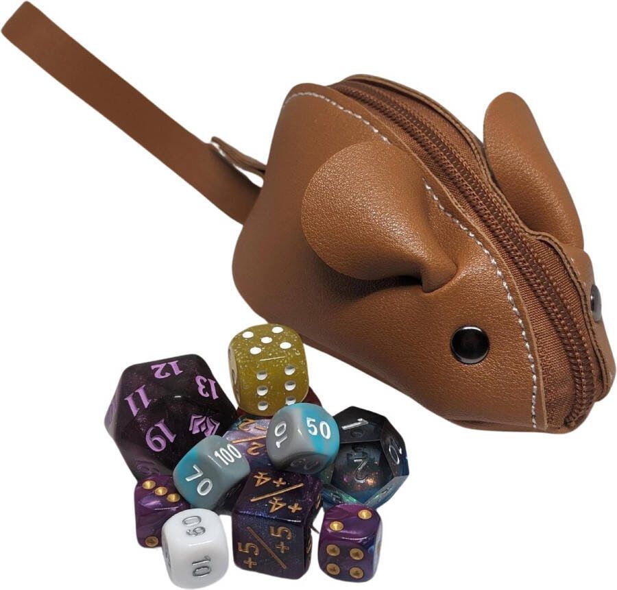 Wancelot Whiskered Fortune Dice Bag Bruin