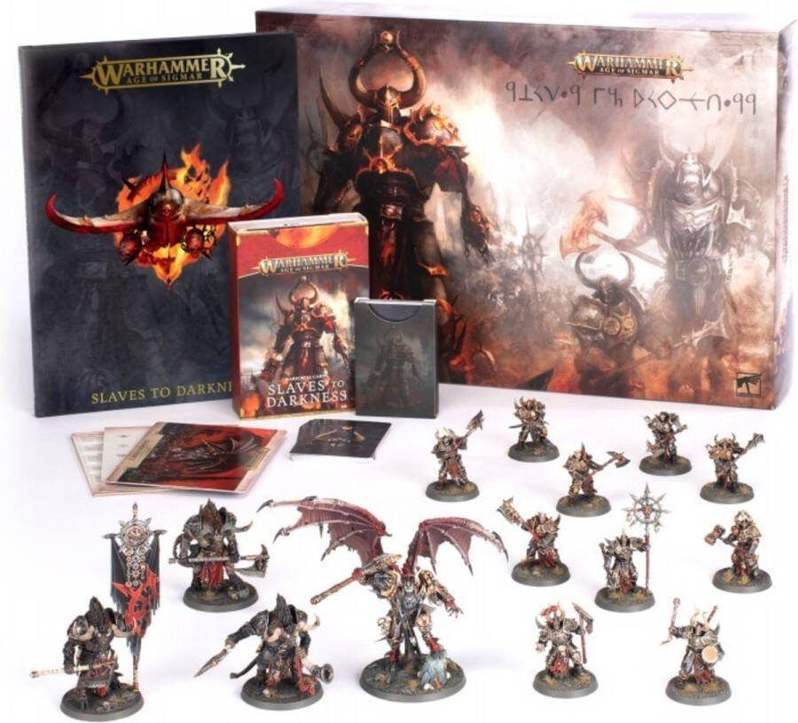 Warhammer 40.000 Slaves to darkness army set Warhammer Age of Sigmar Miniatuur Chaos Knights Special Edition Citadel Miniatures Wargame