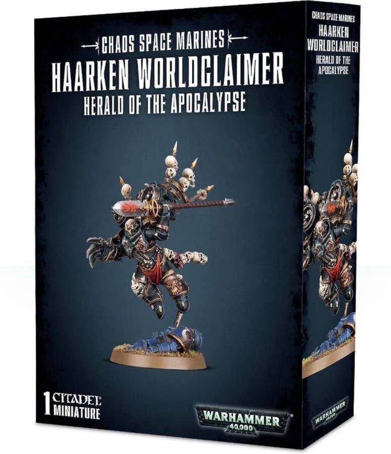 Warhammer 40.000 Warhammer 40k 40.000 Chaos Space Marines Haarken Worldclaimer Herald Of The Apocalypse 43-23