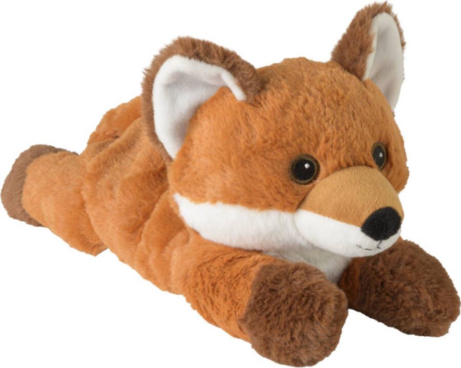 Warmies Warmte magnetron opwarm knuffel Vos bruin 33 cm pittenzak Opwarmknuffels