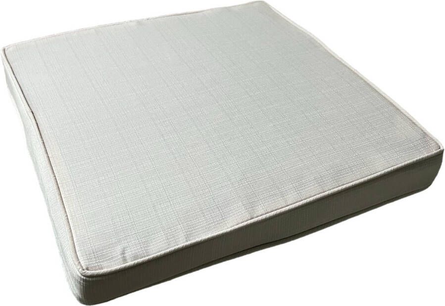 Warmpi Outdoor Verwarmd Zitkussen incl Powerbank (10.000mah) Beige Waterafstotend en UV-bestendig 3 warmtestanden 5cm foam voor optimaal comfort Voor buiten en binnen Afmeting 40x40 cm