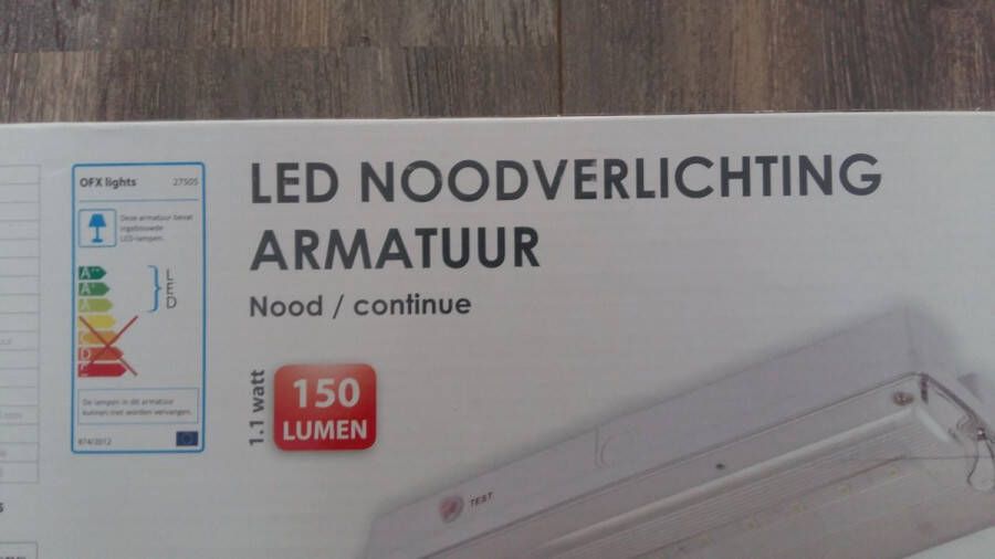Warmwit Noodverlichting Armatuur LED