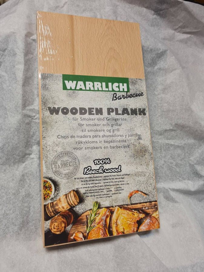 Warrlich Rookplank- Barbecue- 300x150x20 mm