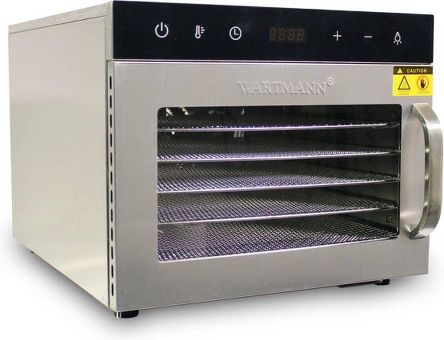 Wartmann 2206 DH voedseldroger droogoven dehydrator RVS 6-laags