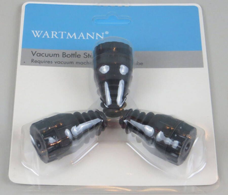 Wartmann Flessenstop Vacuum (3 Stuks) 270058