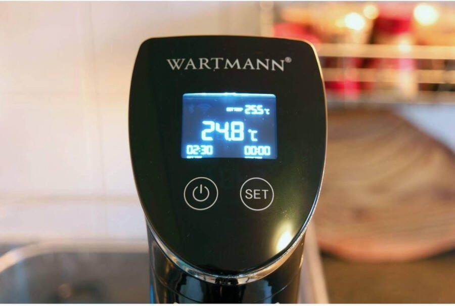 Wartmann Sous Vide Stick Pakket incl. 12 liter waterbak 250 isolatieballen en gaartijdentabel – Starter set om gelijk te beginnen met sous vide Energiebesparing met handige sousvide isolatieballen