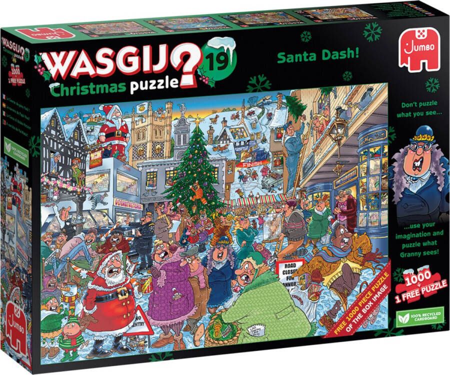 Jumbo Wasgij van Wasgij christm. 19 2x1.000 st.1110100021