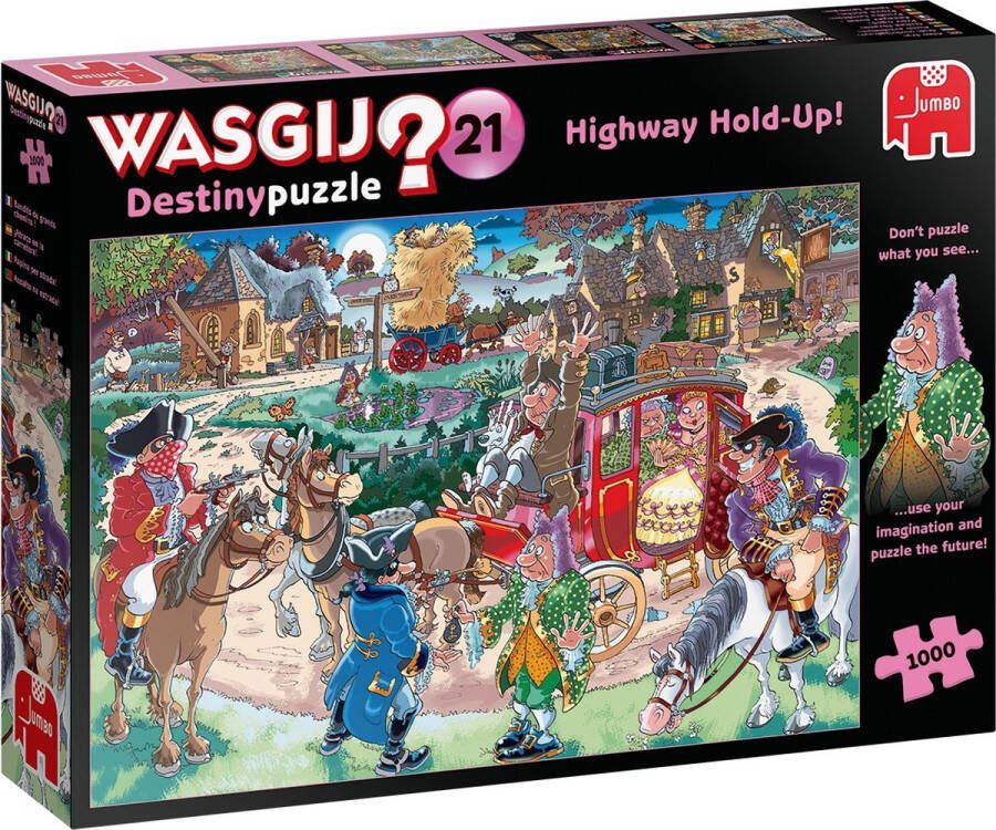 Wasgij Destiny 21 Je Geld of je Rijbewijs! puzzel 1000 stukjes