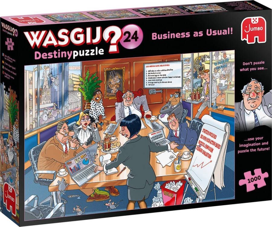 Jumbo Wasgij Puzzel Destiny 24 Business as Usual (1000 stukjes)