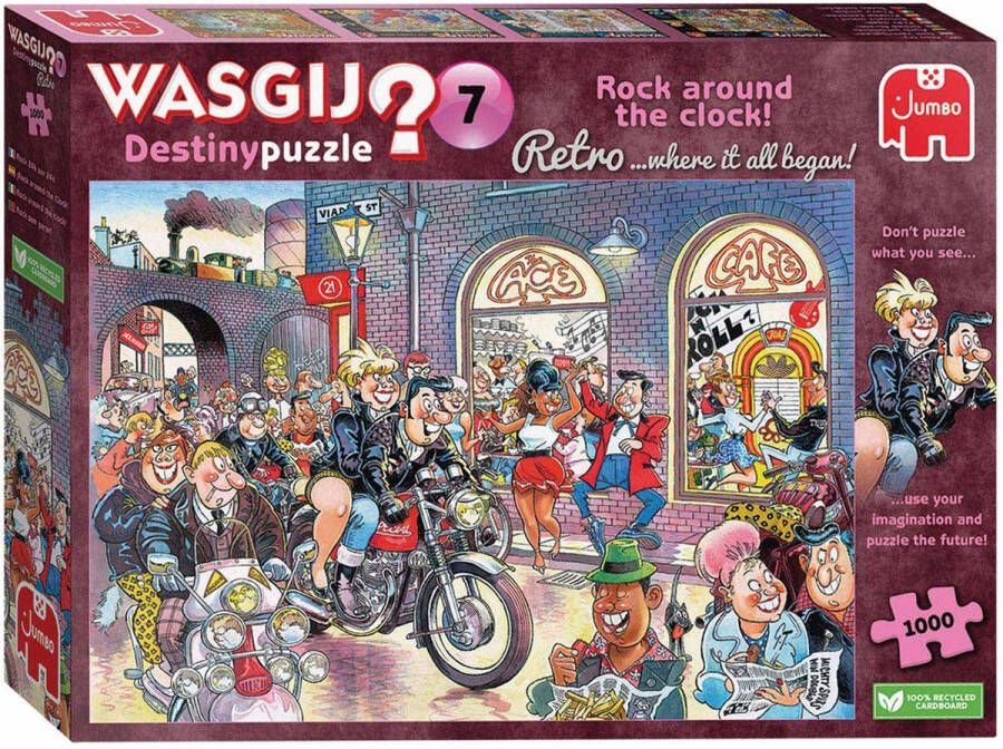 Wasgij retro destiny 7 rock around the clock! legpuzzel 1000 stukjes