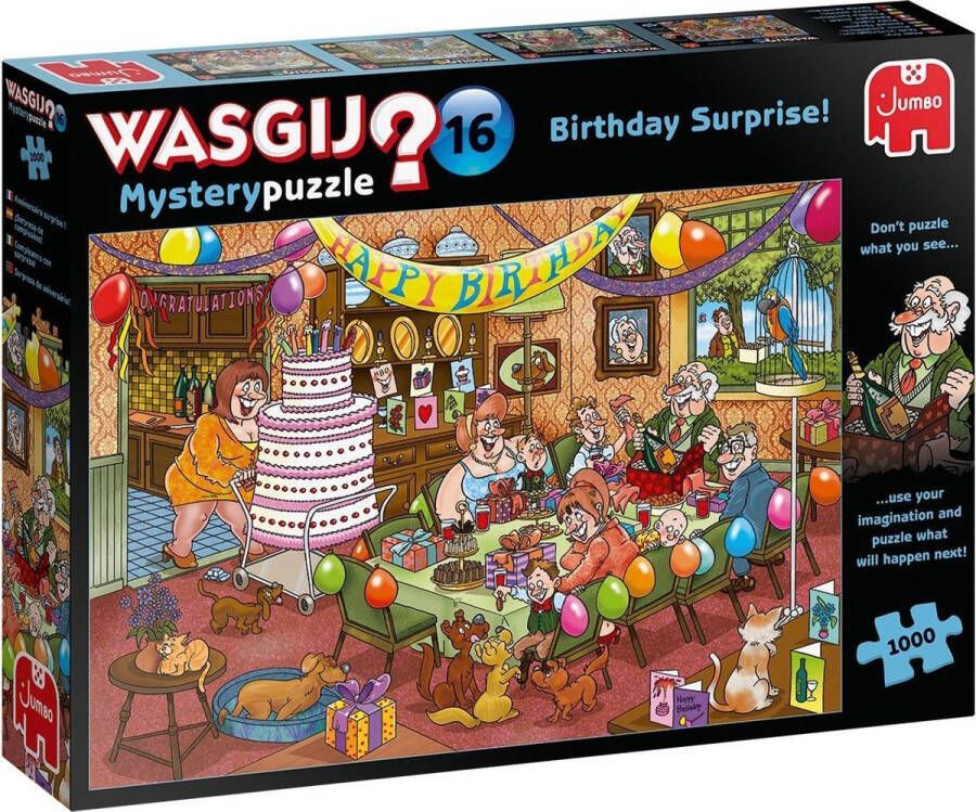 Jumbo puzzel 1000 stukjes Wasgij Mystery 16 Verjaardag Verrassing