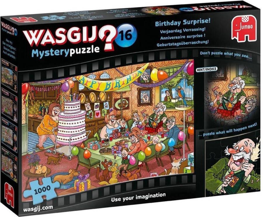 Jumbo puzzel 1000 stukjes Wasgij Mystery 16 Verjaardag Verrassing