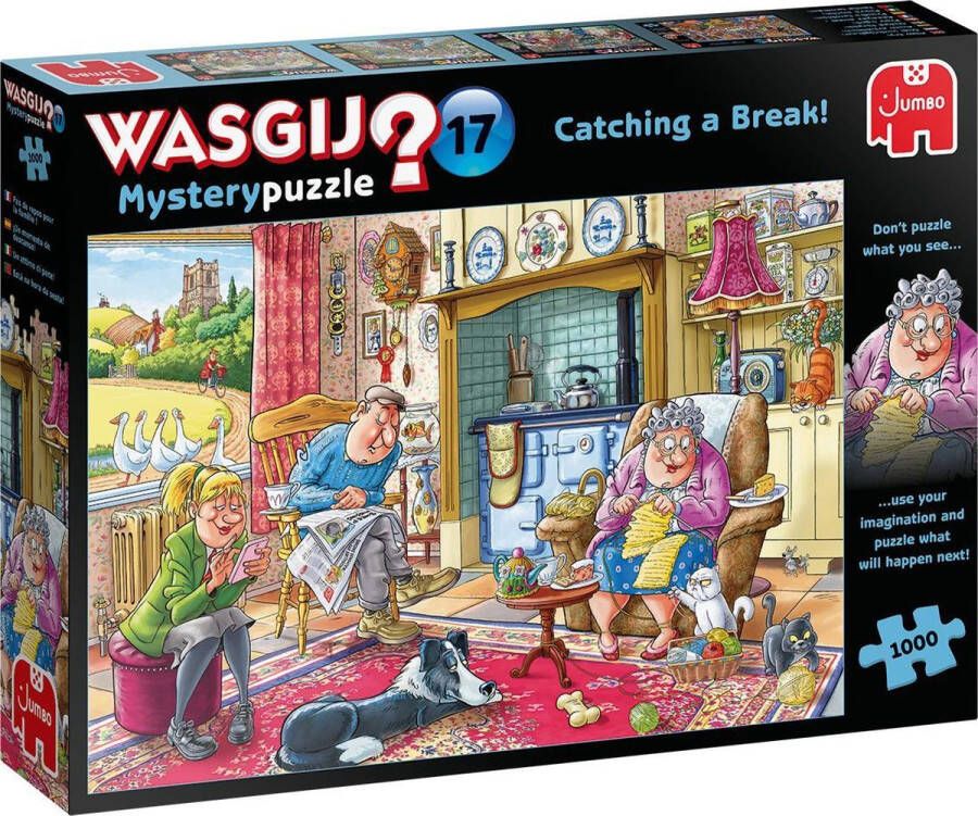 Jumbo puzzel 1000 stukjes Wasgij Mystery 17 INT Kabaal in de Keuken!