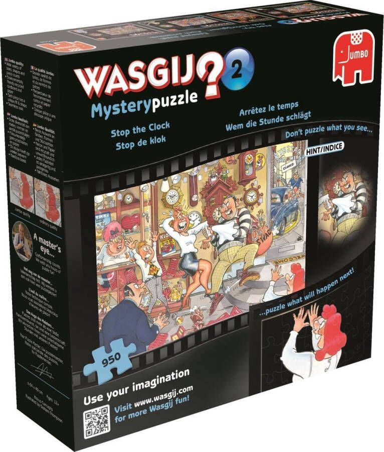 Wasgij Mystery 2 Stop de Klok puzzel 950 Stukjes