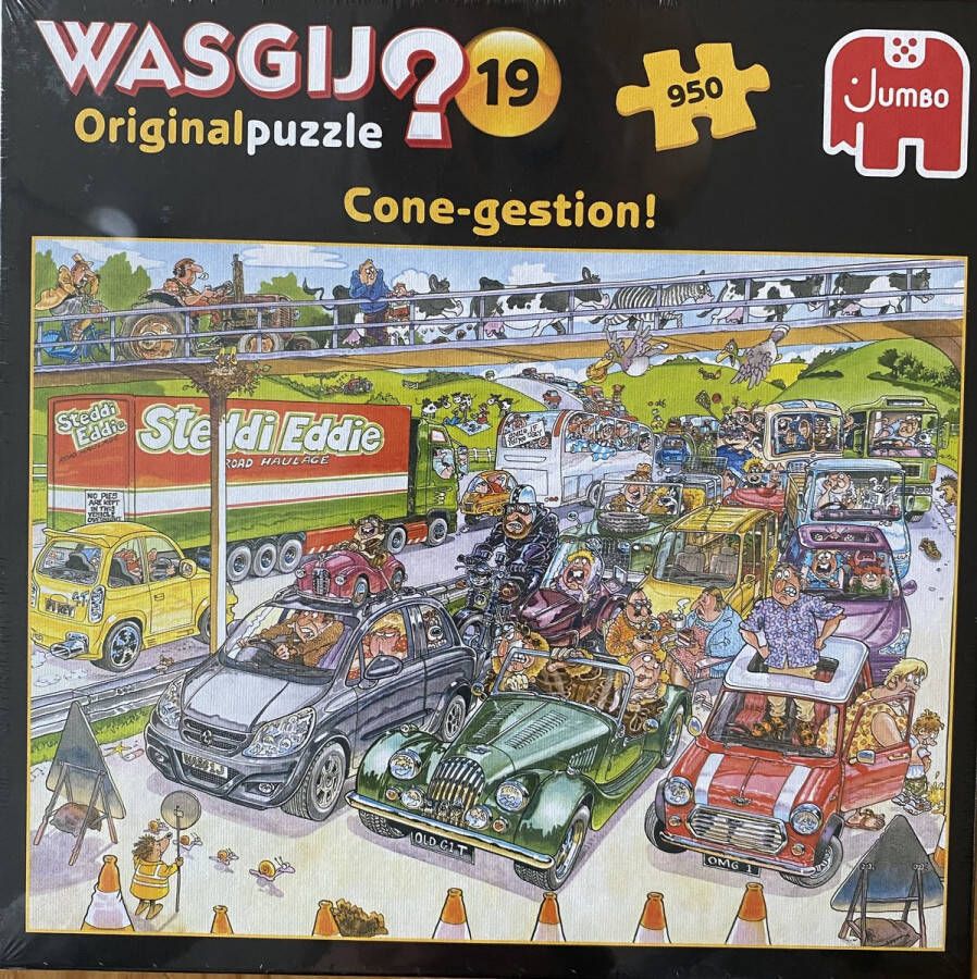 Wasgij Original 19 Pitstop puzzel 950 stukjes