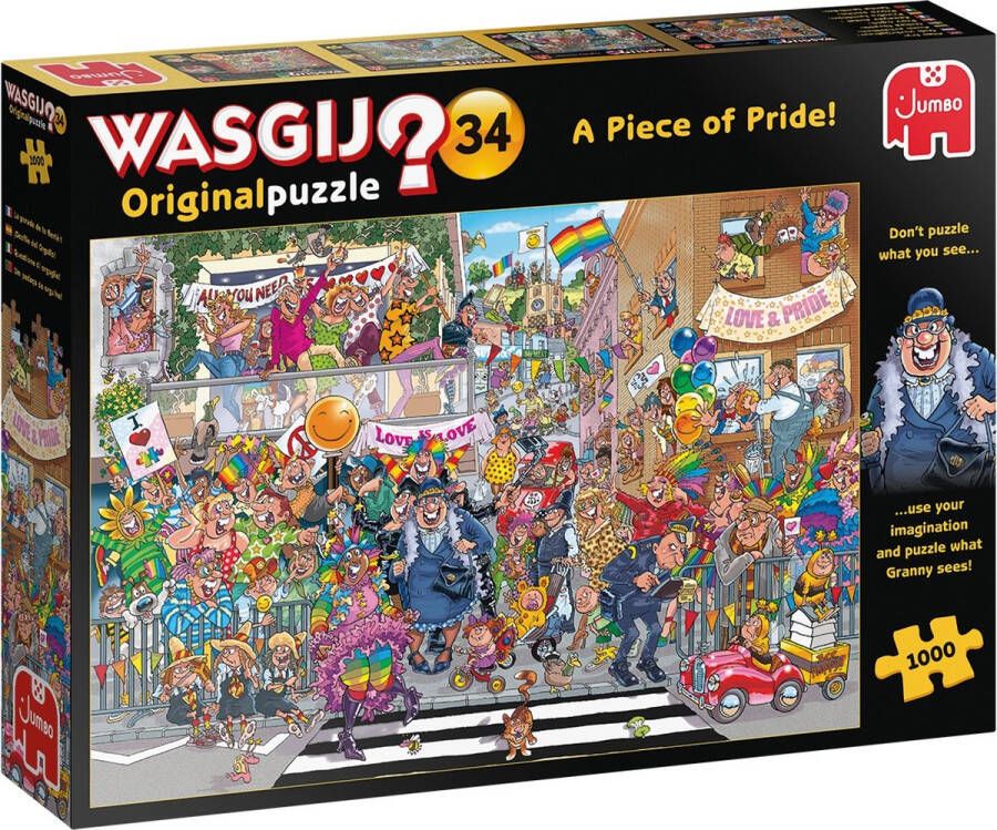 Wasgij Original 34 Een stukje Pride! puzzel 1000 stukjes