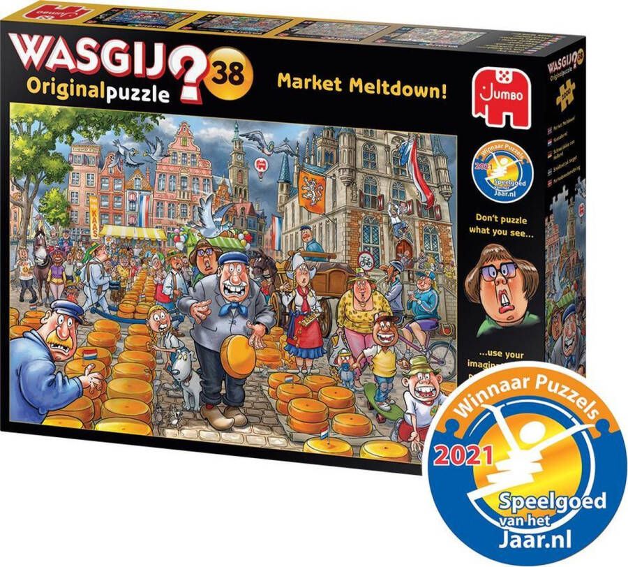 Wasgij Original 38 Kaasalarm puzzel 1000 stukjes