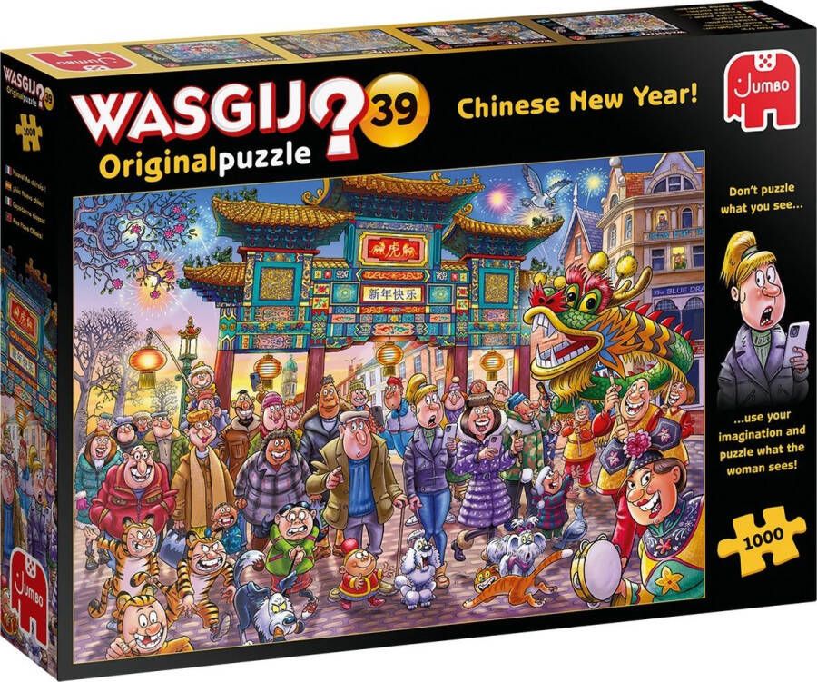 Wasgij original 39 chinees nieuwjaar! legpuzzel 1000 stukjes