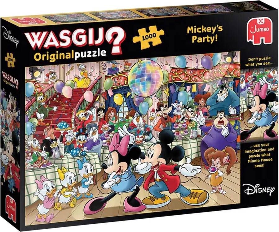 Wasgij Original Disney Mickey's Feestje! 1000 stukjes Legpuzzel Puzzel